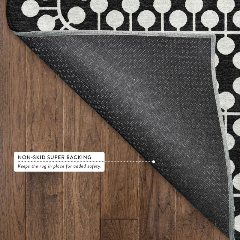 Addison Mayfield Black AMF2247 - 8ft. Round Rug