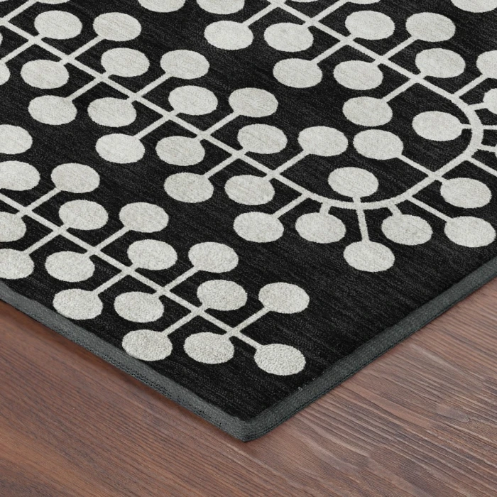Addison Mayfield Black AMF2247 2ft. 3in. x 7ft. 6in. Rect. Rug