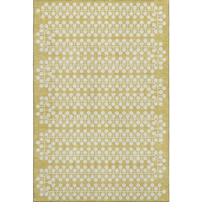 Addison Mayfield Gold AMF2247 - 8ft. Round Rug