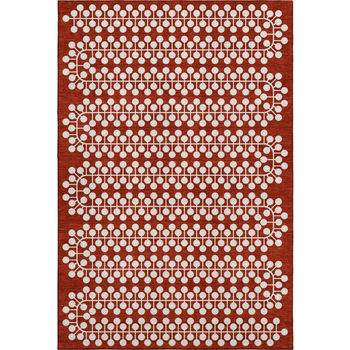 Addison Mayfield Red AMF2247 8ft. x 10ft. Rect. Rug