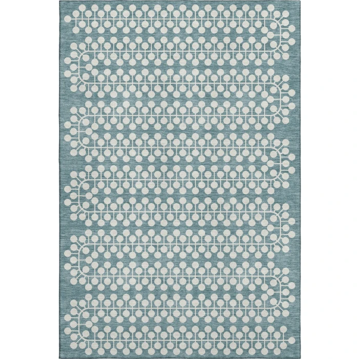 Addison Mayfield Teal AMF2247 - 8ft. Round Rug