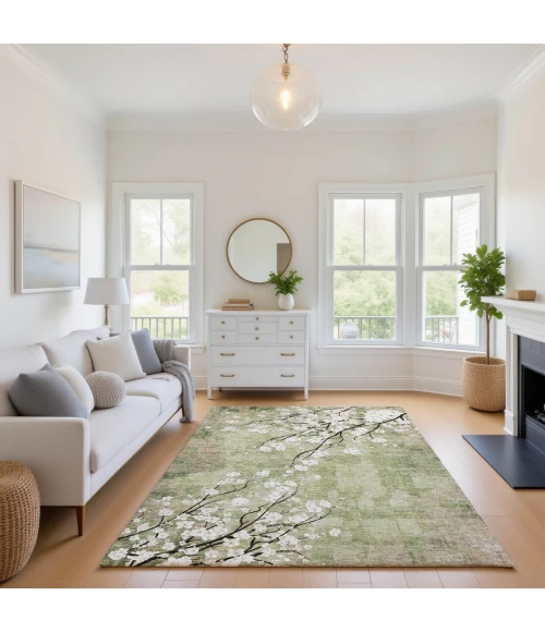 Addison Mayfield Green AMF2248 9ft. x 12ft. Rect. Rug