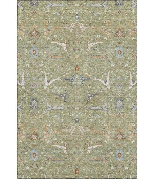 Addison Mayfield Green AMF2250 - 8ft. Round Rug
