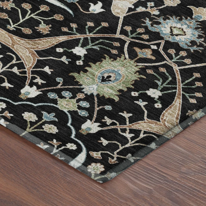 Addison Mayfield Black AMF2250 - 8ft. Round Rug