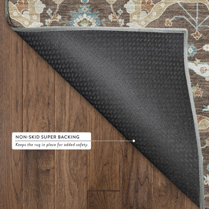 Addison Mayfield Brown AMF2250 - 8ft. Round Rug