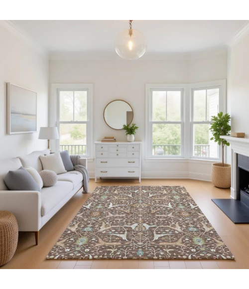 Addison Mayfield Brown AMF2250 2ft. 3in. x 7ft. 6in. Rect. Rug