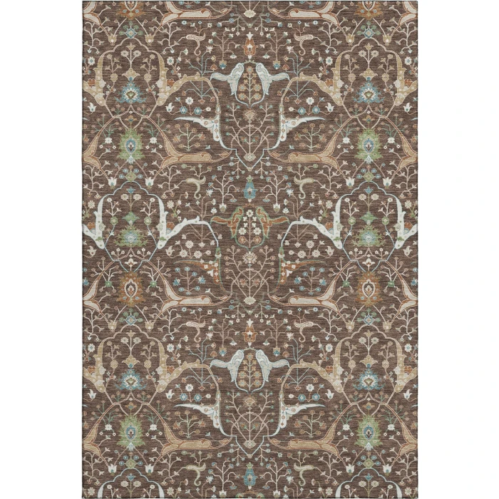 Addison Mayfield Brown AMF2250 - 8ft. Round Rug