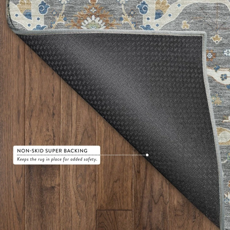 Addison Mayfield Gray AMF2250 - 8ft. Round Rug