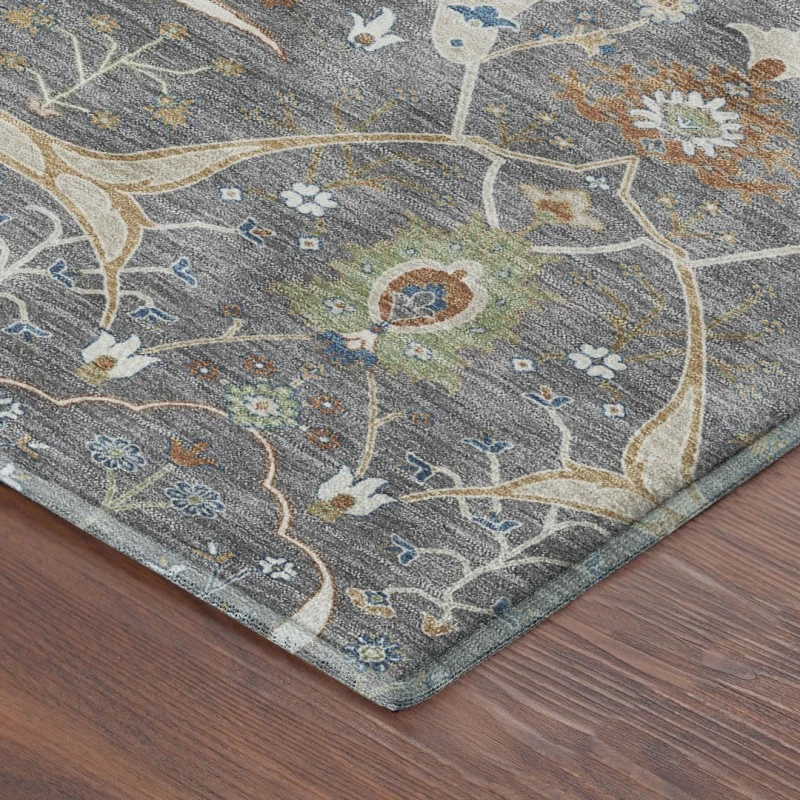 Addison Mayfield Gray AMF2250 - 8ft. Round Rug