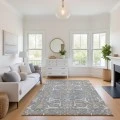 Addison Mayfield Gray AMF2250 - 8ft. Round Rug