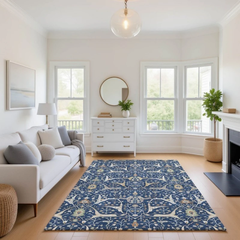 Addison Mayfield Blue AMF2250 5ft. x 7ft. 6in. Rect. Rug