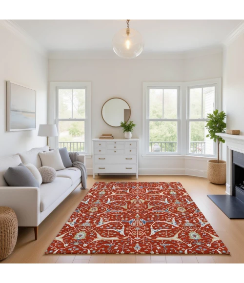 Addison Mayfield Red AMF2250 2ft. 3in. x 7ft. 6in. Rect. Rug