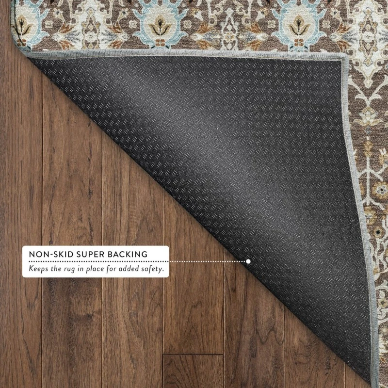 Addison Mayfield Brown AMF2251 - 8ft. Round Rug