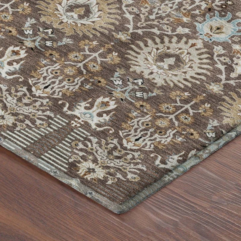 Addison Mayfield Brown AMF2251 - 8ft. Round Rug