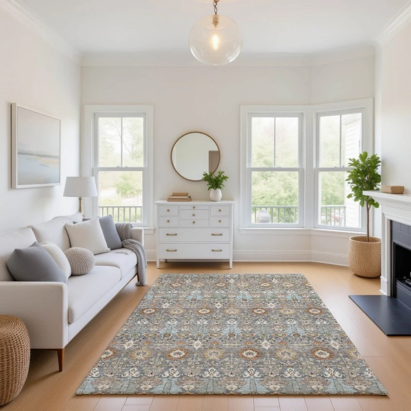 Addison Mayfield Gray AMF2251 5ft. x 7ft. 6in. Rect. Rug