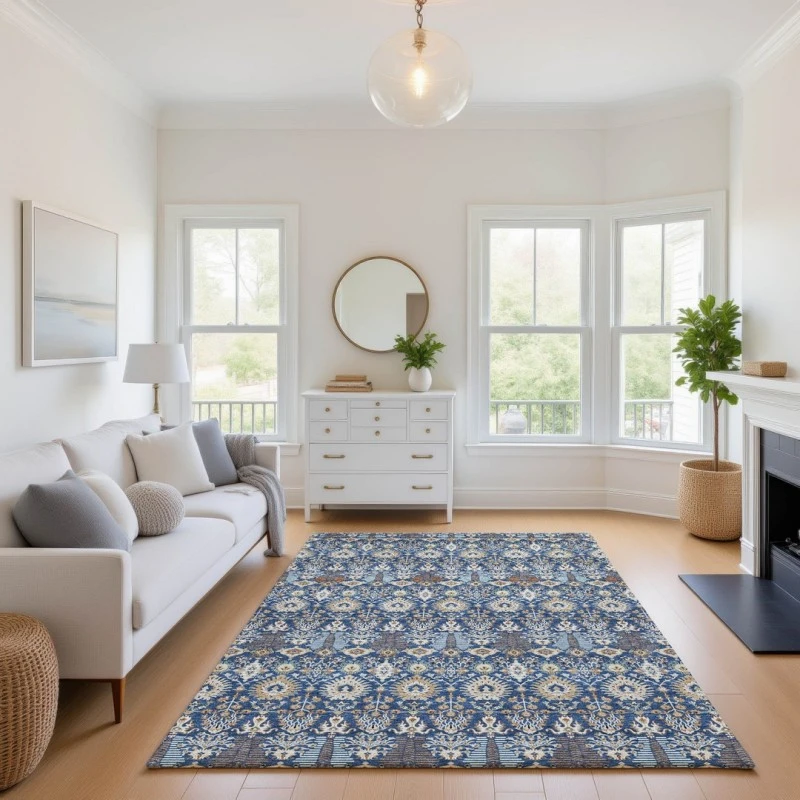 Addison Mayfield Blue AMF2251 5ft. x 7ft. 6in. Rect. Rug