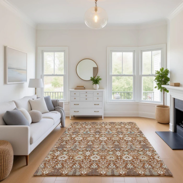 Addison Mayfield Orange AMF2251 2ft. 3in. x 7ft. 6in. Rect. Rug