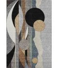 Addison Mayfield Gray AMF2252 - 8ft. Round Rug