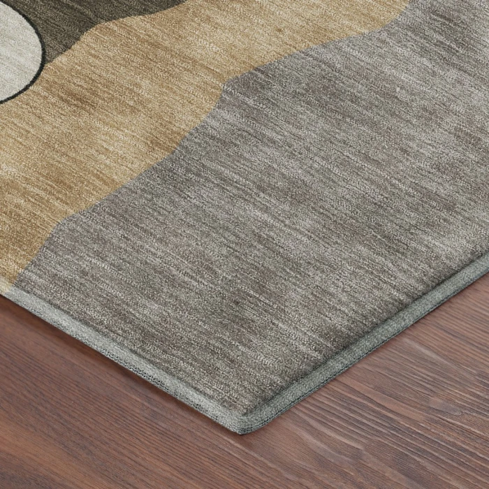 Addison Mayfield Brown AMF2252 - 8ft. Round Rug