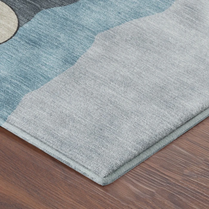 Addison Mayfield Teal AMF2252 - 8ft. Round Rug