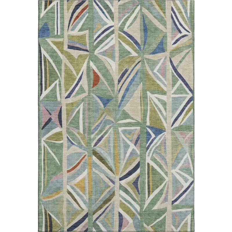 Addison Mayfield Green AMF2253 - 8ft. Round Rug