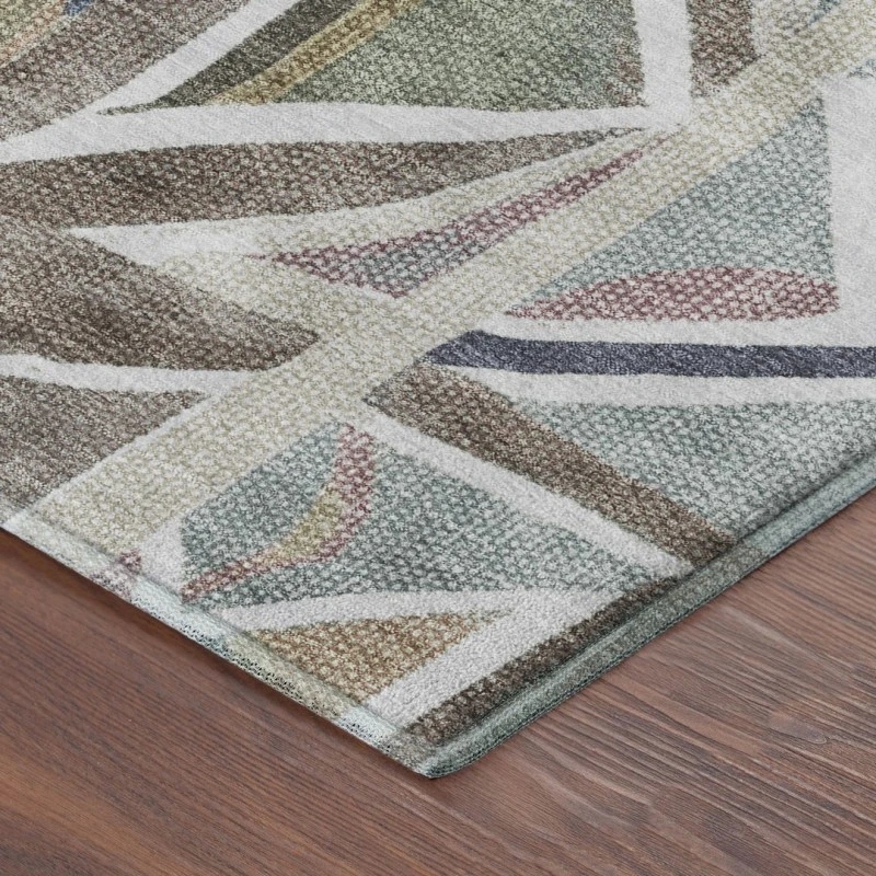 Addison Mayfield Brown AMF2253 - 8ft. Round Rug