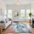 Addison Mayfield Teal AMF2254 - 8ft. Round Rug