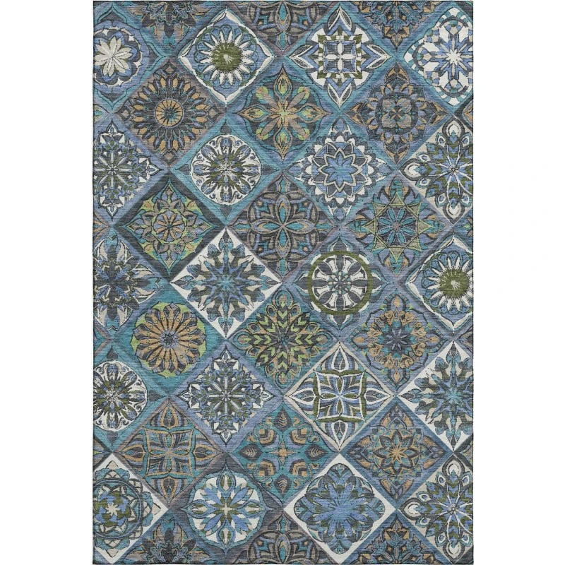 Addison Mayfield Blue AMF2256 2ft. 3in. x 7ft. 6in. Rect. Rug