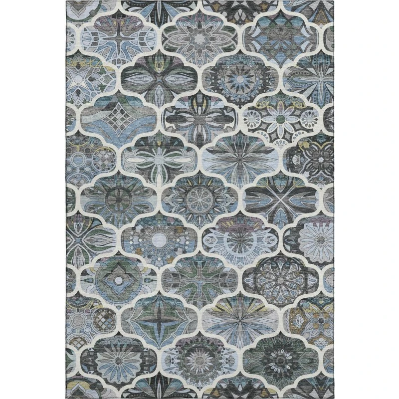 Addison Mayfield Blue AMF2257 2ft. 3in. x 7ft. 6in. Rect. Rug