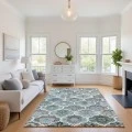 Addison Mayfield Teal AMF2257 5ft. x 7ft. 6in. Rect. Rug