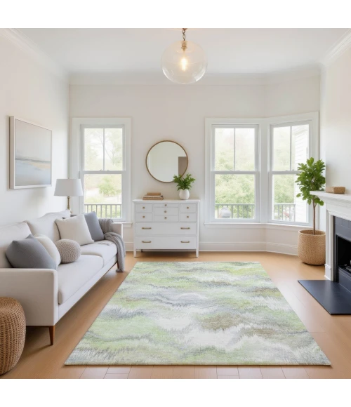 Addison Mayfield Green AMF2258 8ft. x 10ft. Rect. Rug