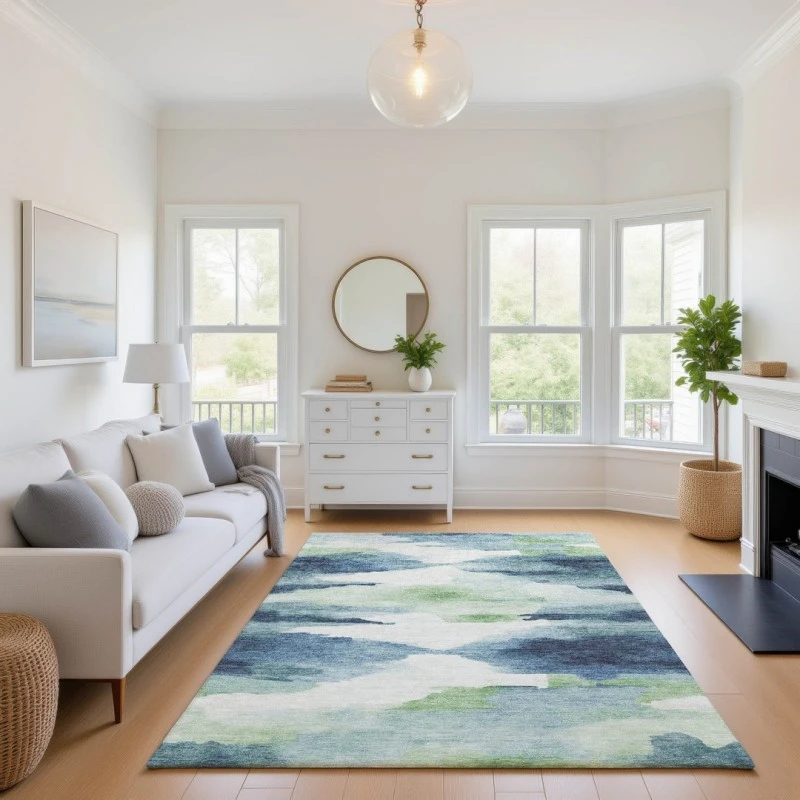 Addison Mayfield Blue AMF2259 2ft. 3in. x 7ft. 6in. Rect. Rug
