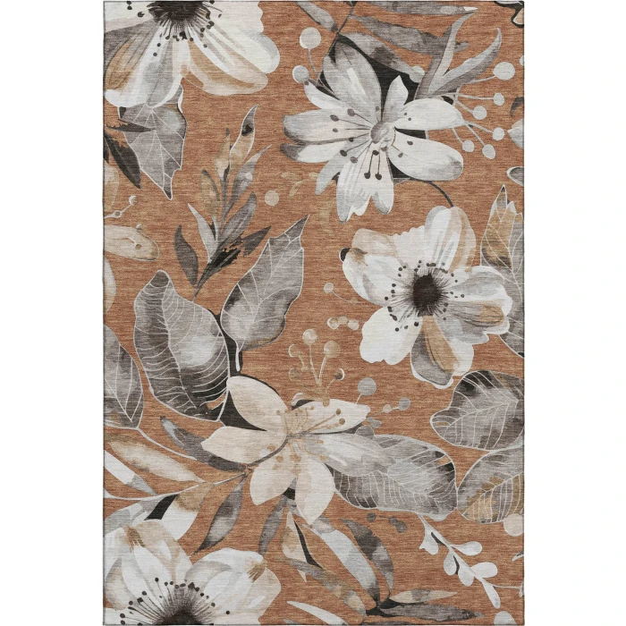 Addison Mayfield Orange AMF2260 5ft. x 7ft. 6in. Rect. Rug