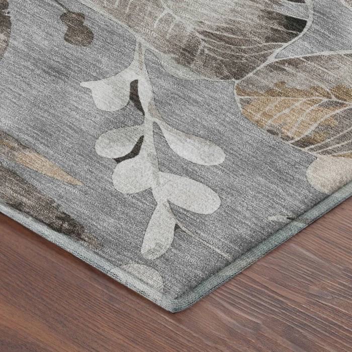 Addison Mayfield Gray AMF2260 - 8ft. Round Rug