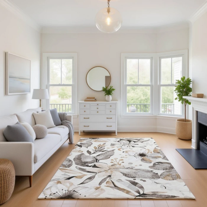 Addison Mayfield Ivory AMF2260 5ft. x 7ft. 6in. Rect. Rug