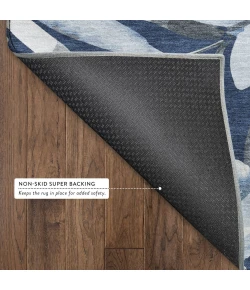 Addison Mayfield Blue AMF2260 - 8ft. Round Rug