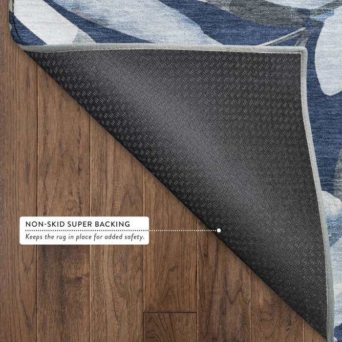 Addison Mayfield Blue AMF2260 - 8ft. Round Rug