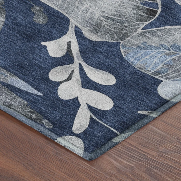 Addison Mayfield Blue AMF2260 - 8ft. Round Rug
