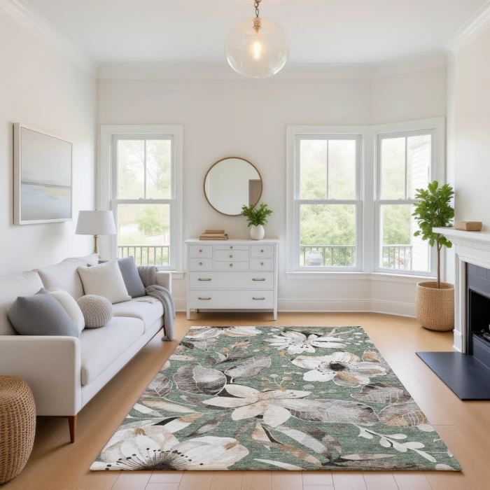 Addison Mayfield Green AMF2260 9ft. x 12ft. Rect. Rug