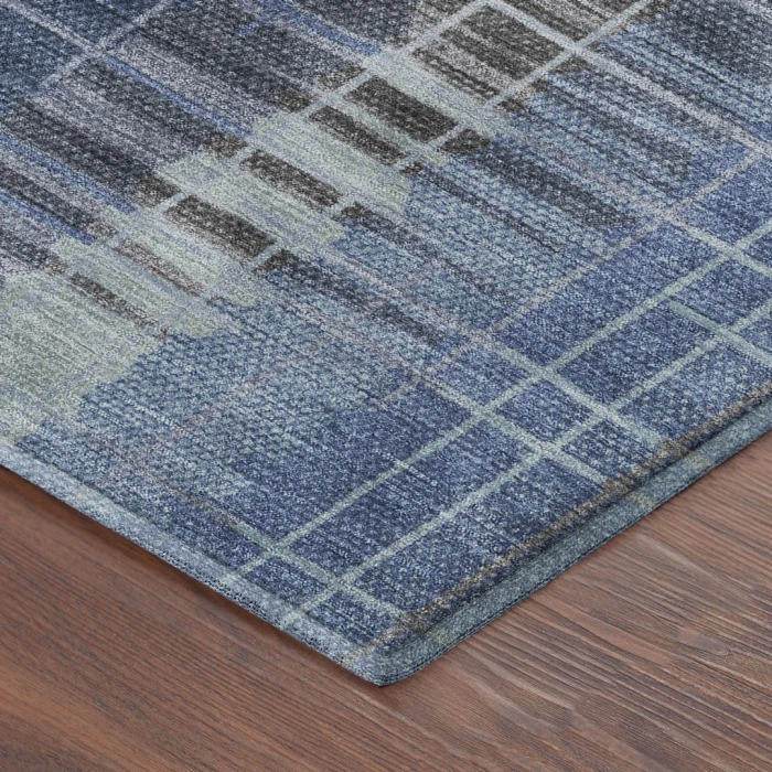 Addison Mayfield Blue AMF2261 - 8ft. Round Rug