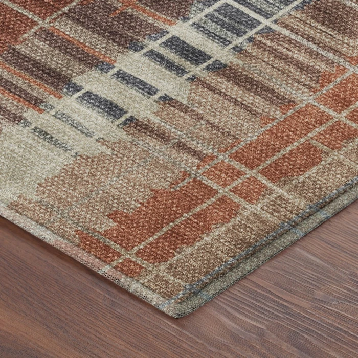 Addison Mayfield Brown AMF2261 - 8ft. Round Rug