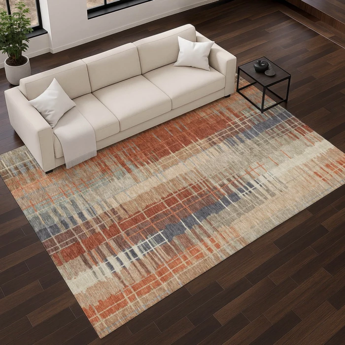 Addison Mayfield Brown AMF2261 - 8ft. Round Rug