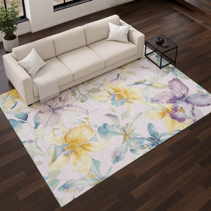 Addison Mayfield Purple AMF2262 5ft. x 7ft. 6in. Rect. Rug
