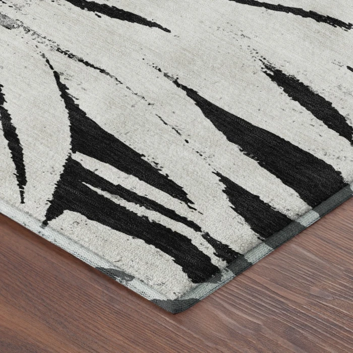 Addison Mayfield Black AMF2263 - 8ft. Round Rug