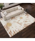 Addison Mayfield Orange AMF2263 - 8ft. Round Rug