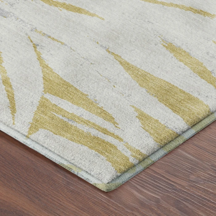 Addison Mayfield Gold AMF2263 - 8ft. Round Rug