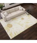 Addison Mayfield Gold AMF2263 - 8ft. Round Rug