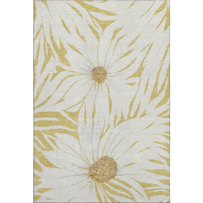Addison Mayfield Gold AMF2263 - 8ft. Round Rug