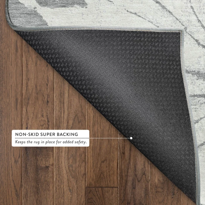 Addison Mayfield Gray AMF2263 - 8ft. Round Rug