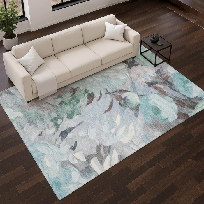 Addison Mayfield Teal AMF2264 9ft. x 12ft. Rect. Rug